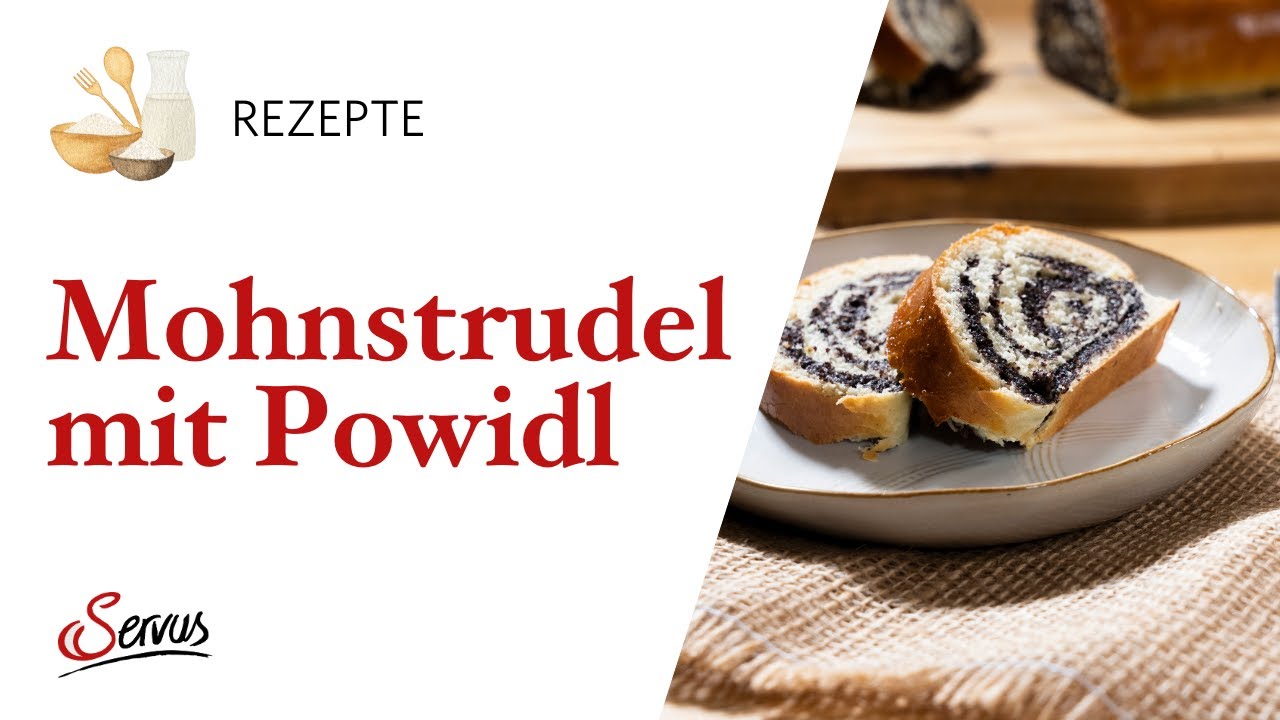 Mohnstrudel mit Powidl