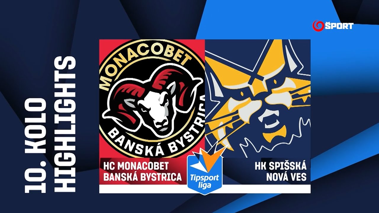 10. kolo: HC MONACObet Banská Bystrica - HK Spišská Nová Ves 5:2 (1:0, 0:1, 4:1)
