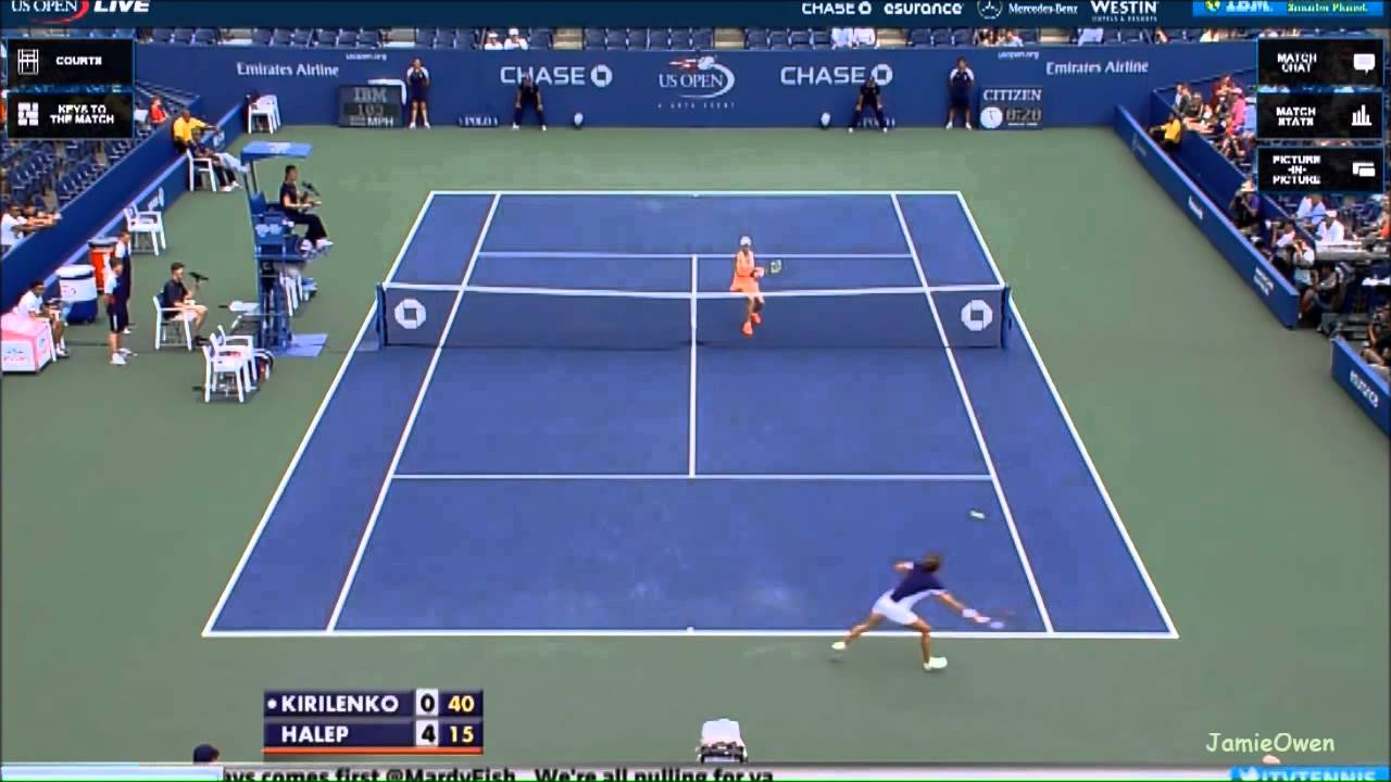 Simona Halep vs Maria Kirilenko 2013 US Open Highlights