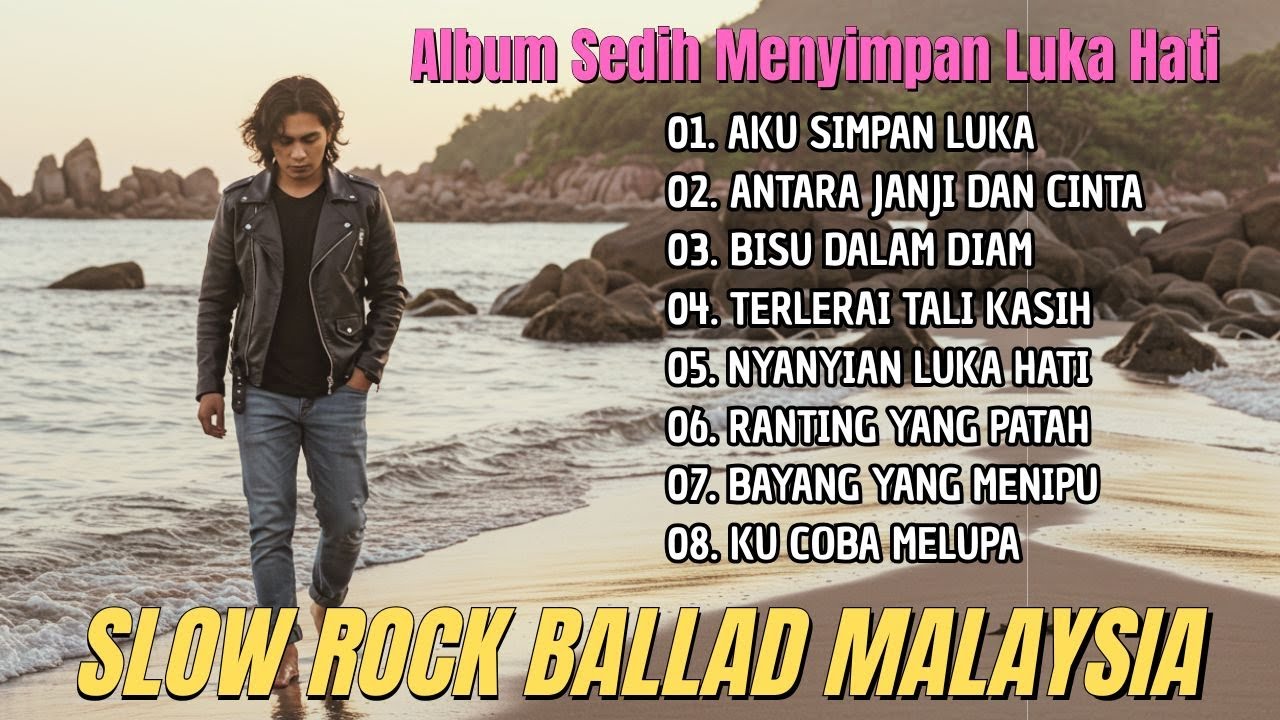 💔 Album Slow Rock Ballad Malaysia Paling Sedih & Syahdu | Lagu Menyimpan Luka Hati Sepanjang Zaman