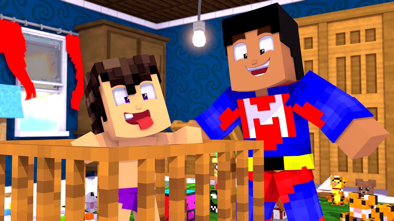 VEGETTA777 SE CONVIERTE EN BEBÉ EN MINECRAFT TROLL 😂