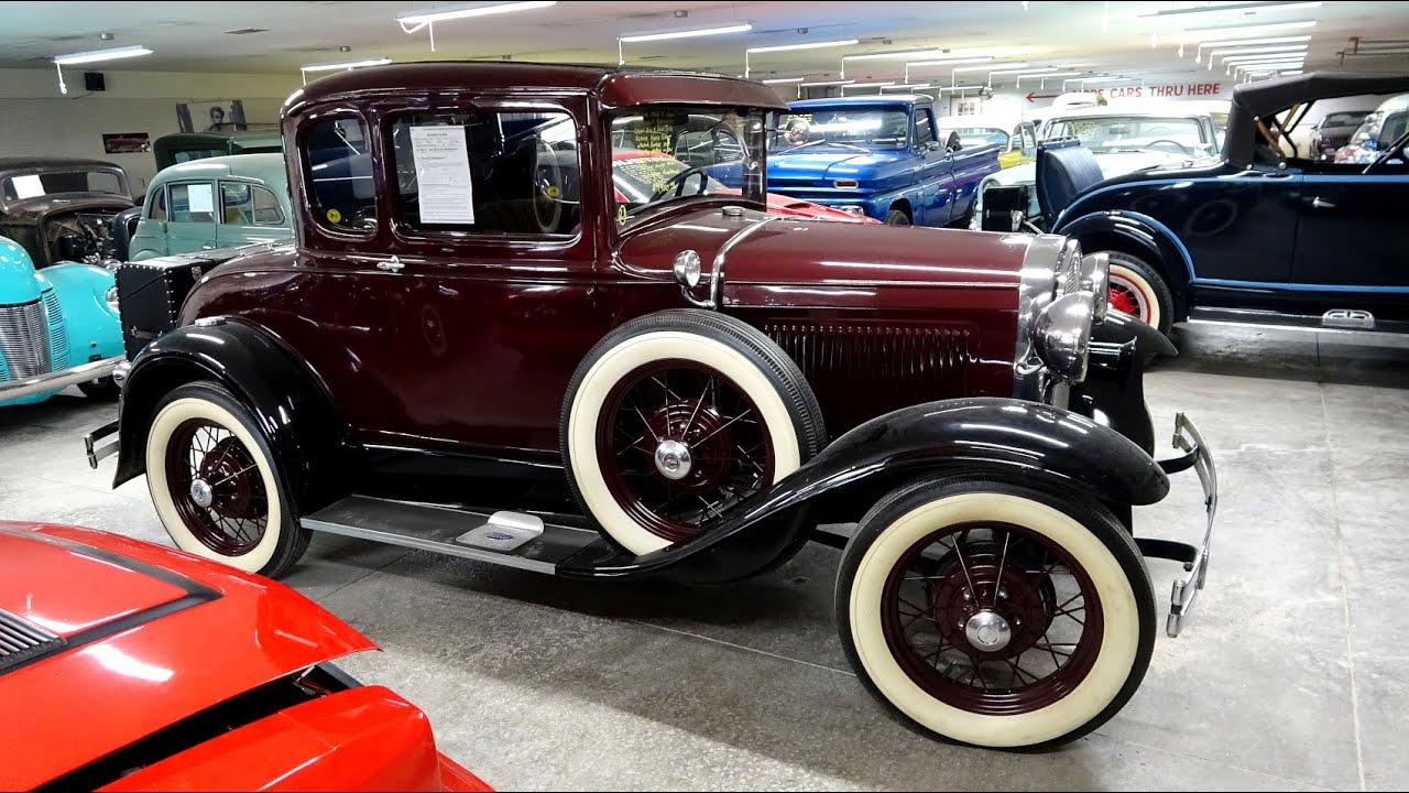 1930 Ford Model A Coupe, at Country Classic Cars in Staunton