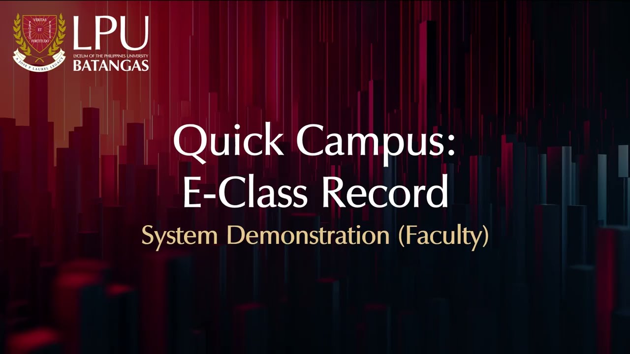 E-Class Record (Midterms)
