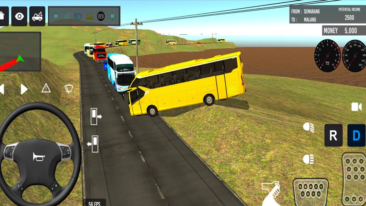 🚌 Bus simulator indonesia 😍 new euro coach bus simulator indonesia