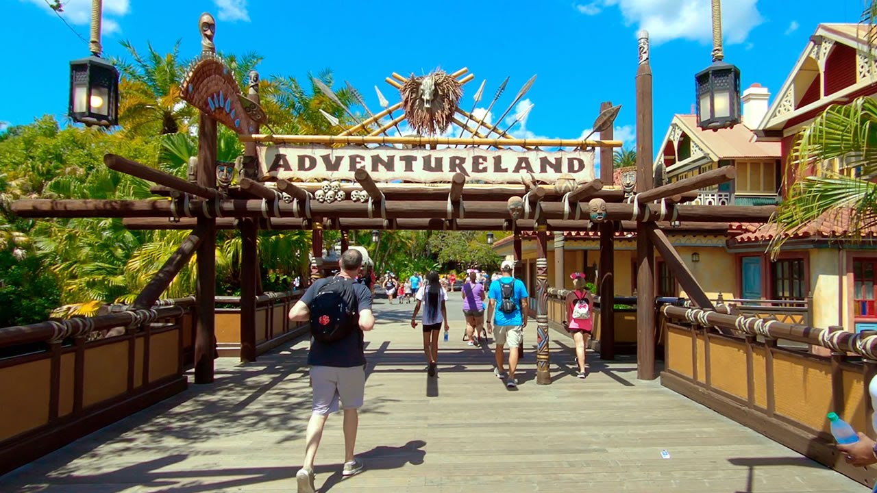 Adventureland at Magic Kingdom Walt Disney World 2021 | Walkthrough Tour