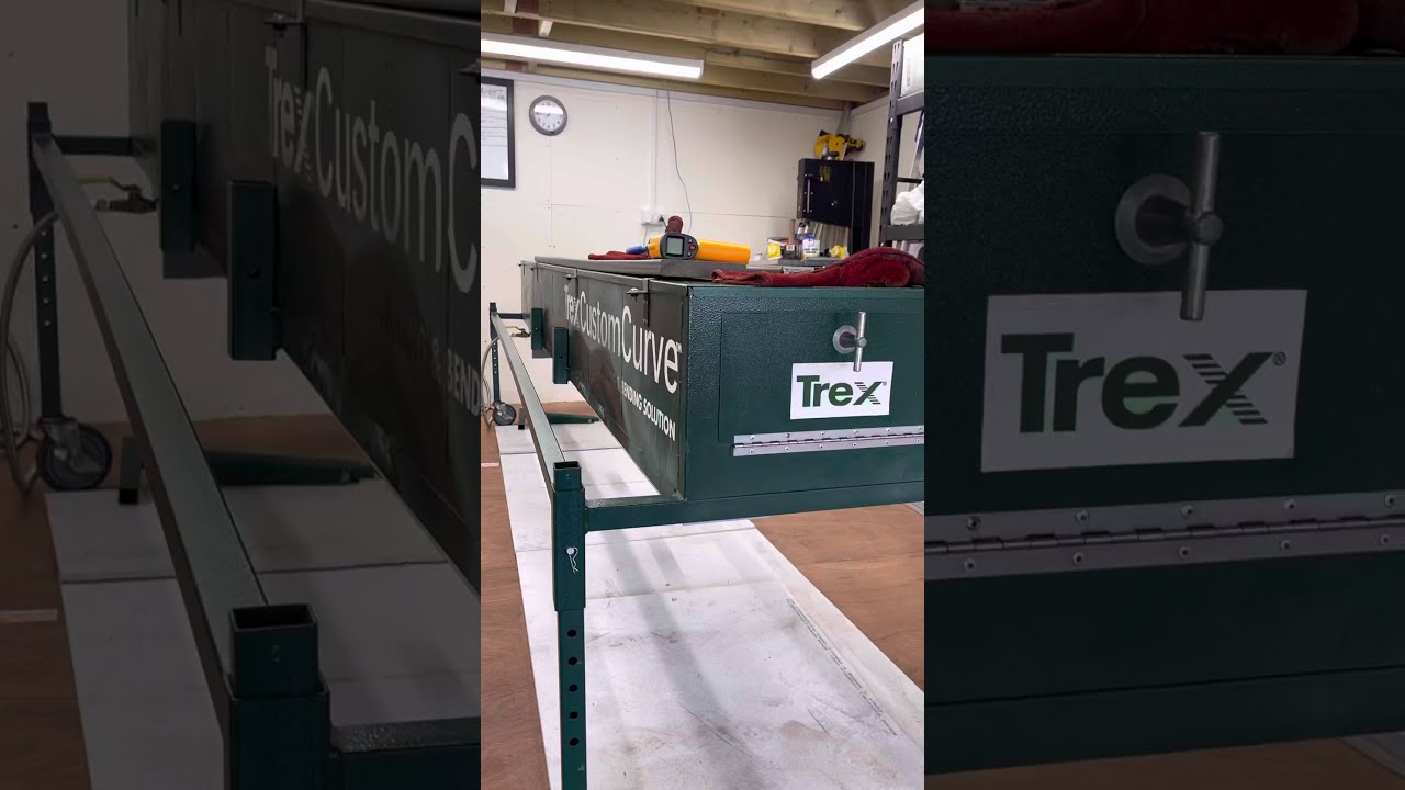 How to curve composite decking