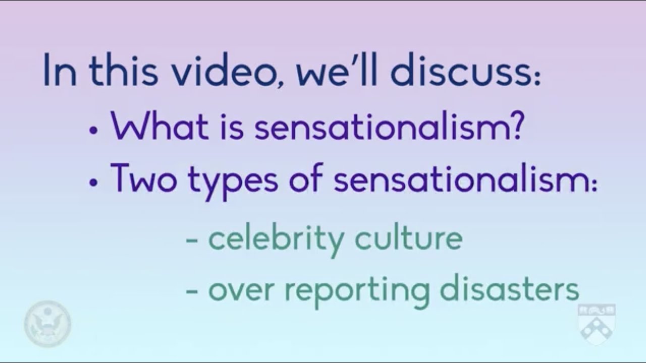 Sensationalism in TV News