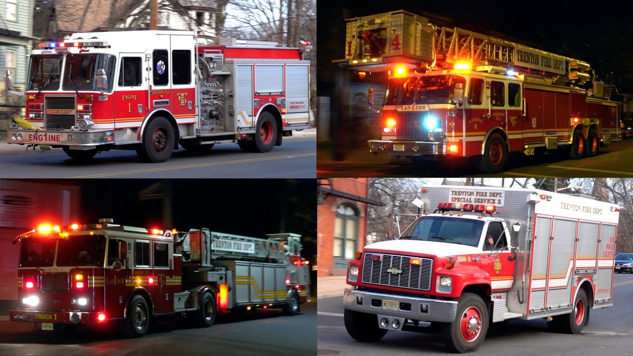 Trenton Fire Department Responds to Multiple Working Structure Fires in the Same Day