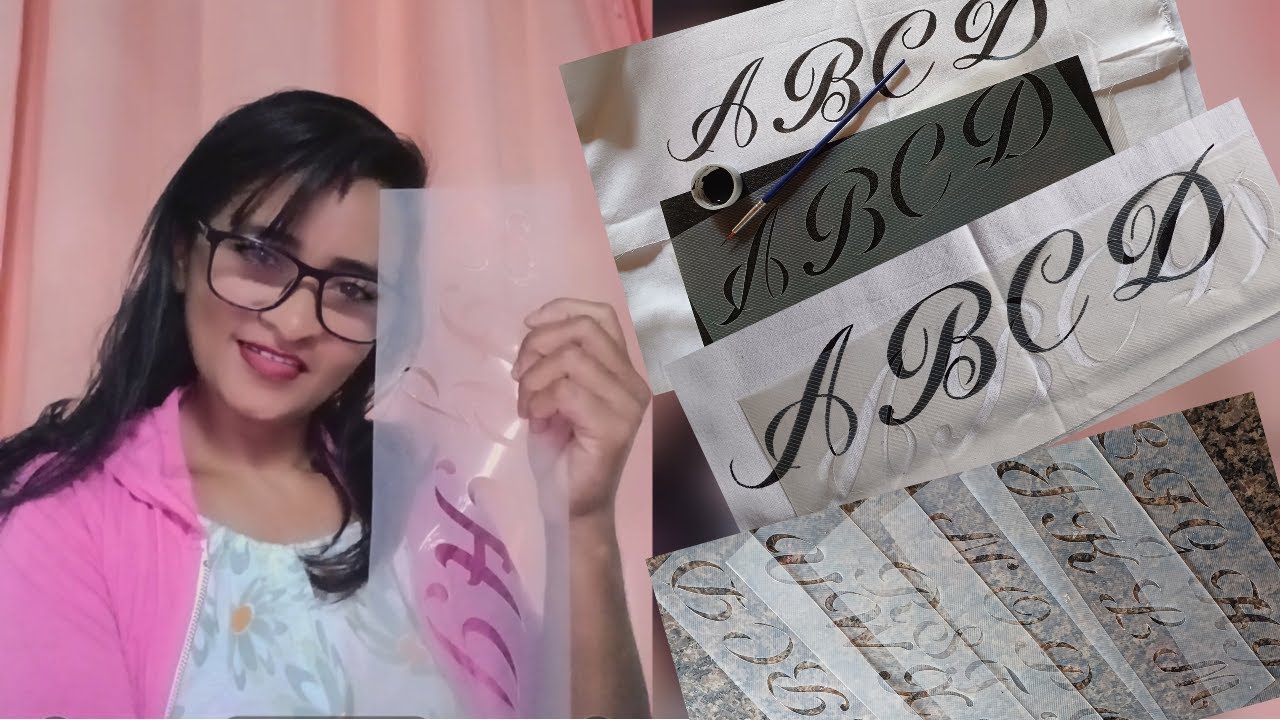 Est&ecirc;ncil Caseiro de Letras Mai&uacute;sculas: Veja como dar o acabamento perfeito ( #diy F&aacute;cil e R&aacute;pido!)