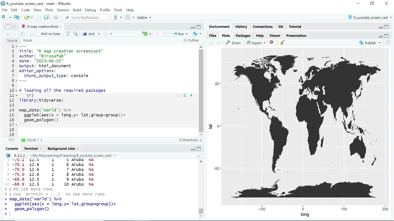 How to Create maps in R (part 1)