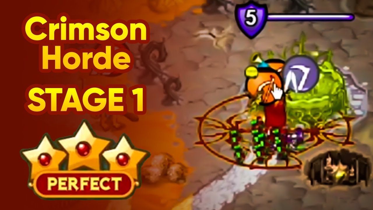 STAGE 1 (Perfect) - Crimson Horde Campaign - Takeover (Flash Game)