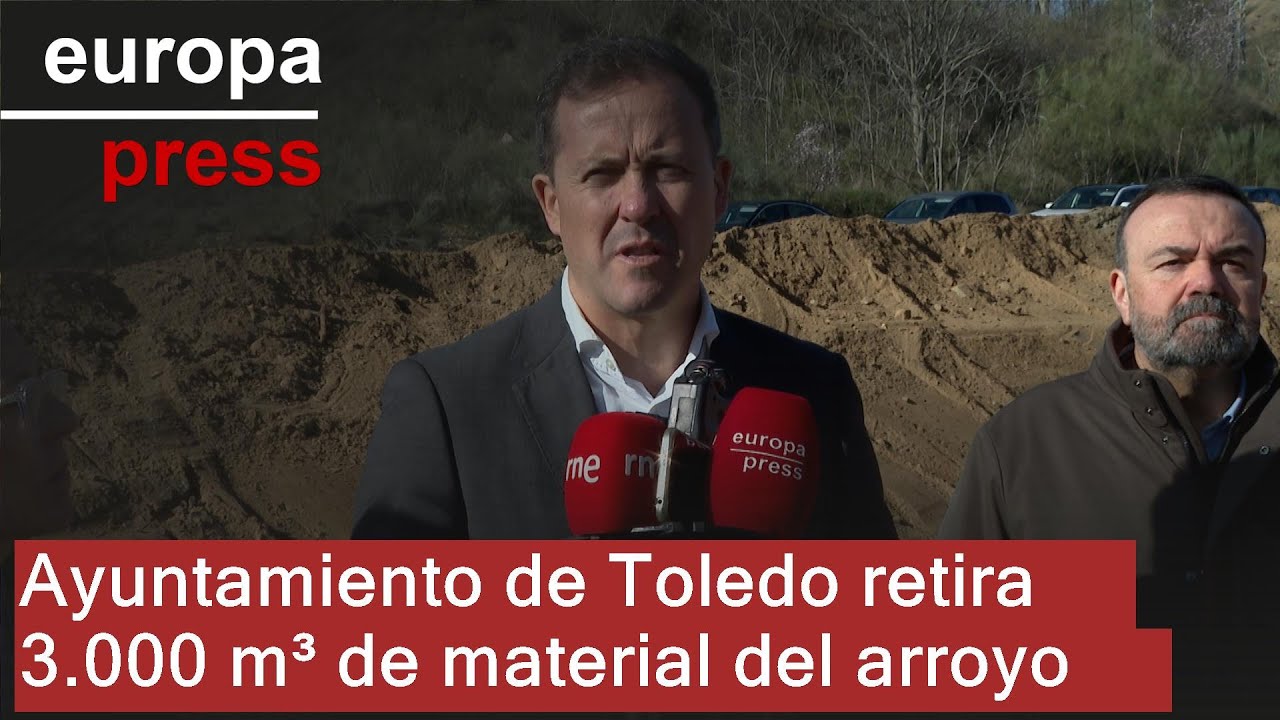 Ayuntamiento de Toledo saca 3.000 m3 de material en el arroyo de Valdelobos
