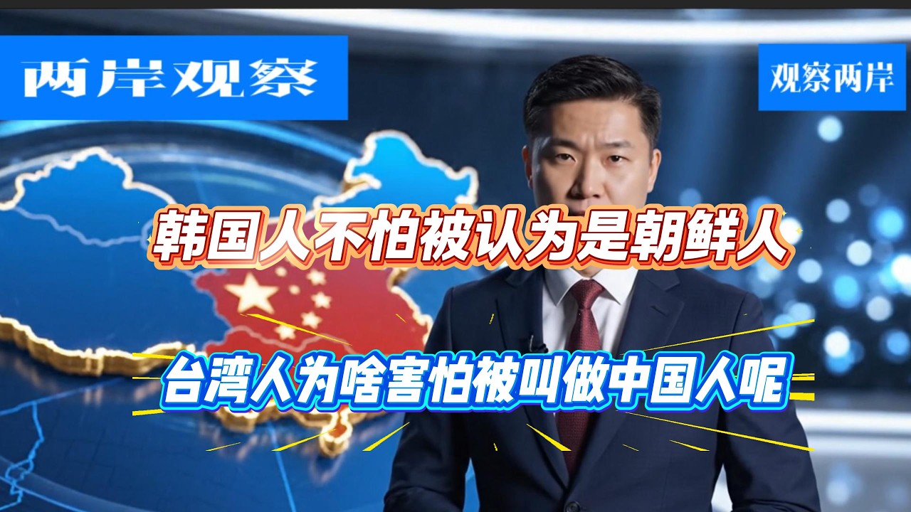 韩国人不怕被认为是朝鲜人，台湾人为何害怕被误认是中国人呢#中華民國 #台灣 #韩国