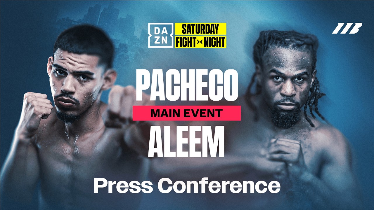 DIEGO PACHECO VS. IMMANUWEL ALEEM PRESS CONFERENCE LIVESTREAM