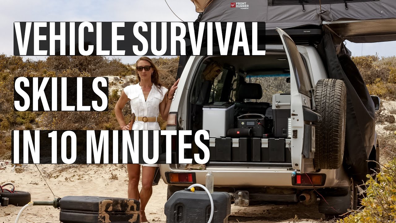 10 MINUTE VEHICLE SURVIVAL SKILLS | How to survive from a stranded vehicle in 10 minutes