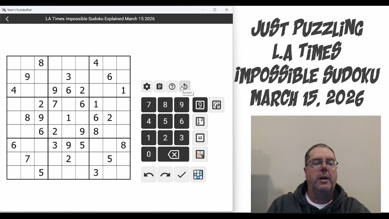 LA Times Expert Sudoku March 15 2026