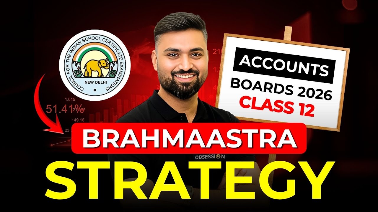 ACCOUNTS STRATEGY🔥 | CLASS 12 ISC | BOARDS 2026 | Shubham Jagdish | 8112601234 | #shubhamsambhallega