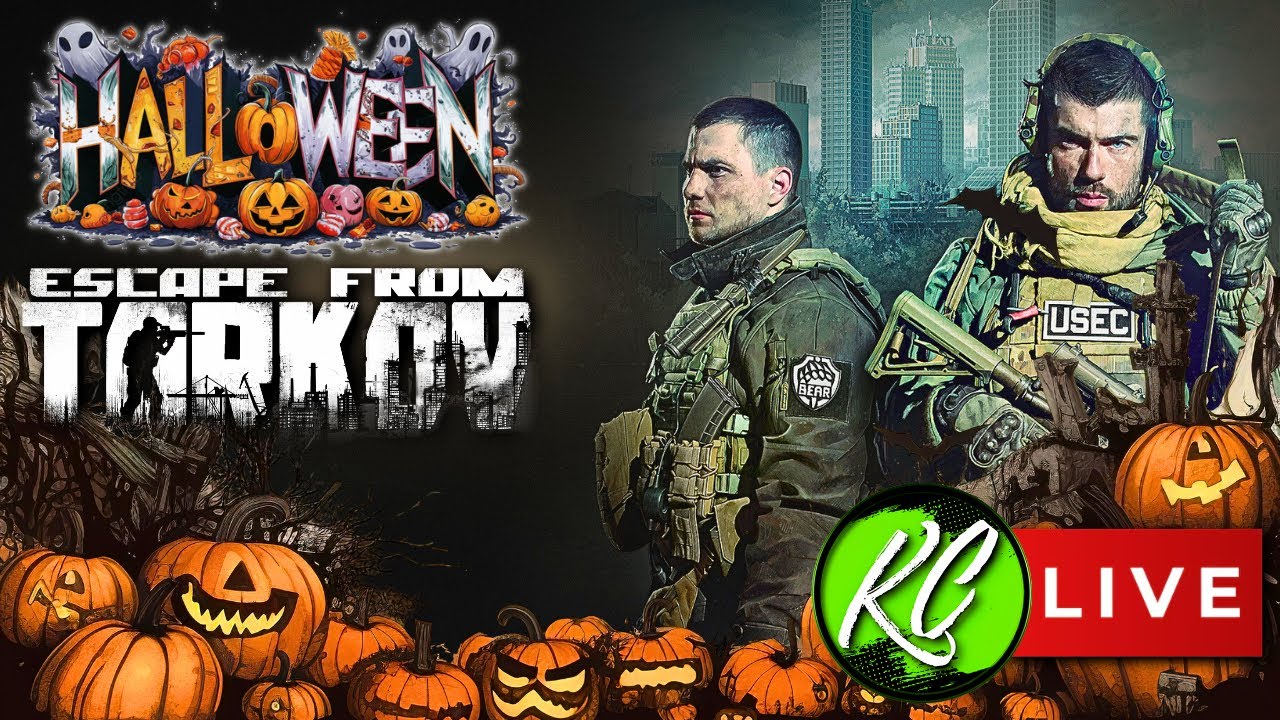 🔴FIRST KILLCLYNTON LIVE STREAM!🎃Tarkov Halloween Event & Fall Guys with Chat!