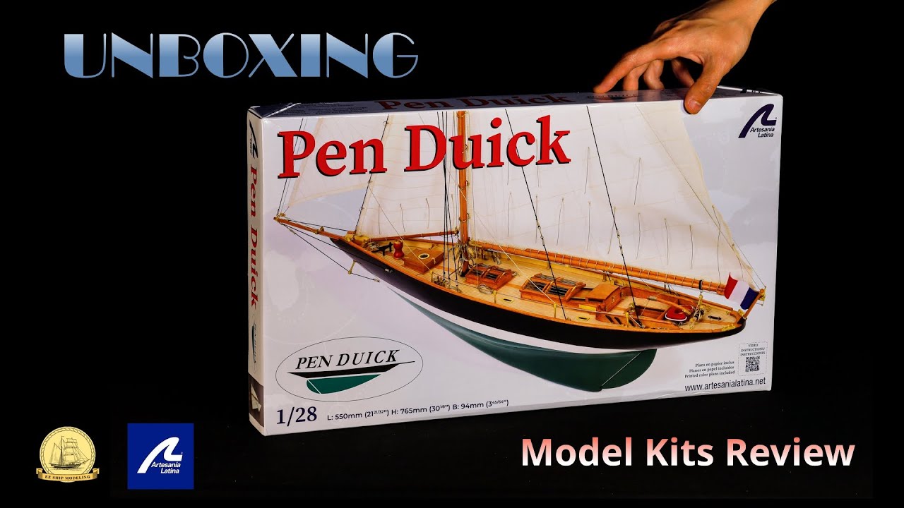 Pen Duick Unboxing – French Elegance in a Wooden Model Kit! Artesania Latina Pen Duick 1:28 Scale