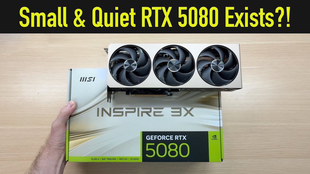 Noisy or Quiet? MSI RTX 5080 INSPIRE 3X OC Review