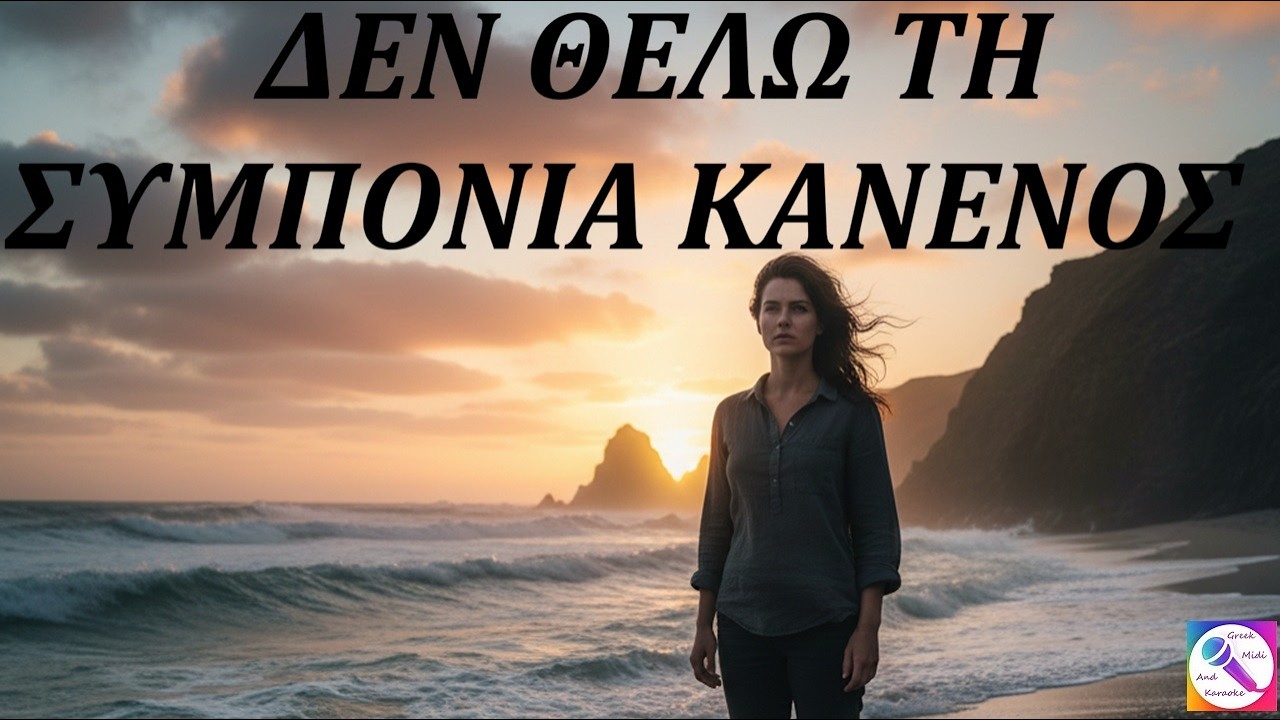 ΔΕΝ ΘΕΛΩ ΤΗ ΣΥΜΠΟΝΙΑ ΚΑΝΕΝΟΣ - ΕΦΗ ΘΩΔΗ (ΣΙ) Καραόκε  σε  γυναικείο  τόνο