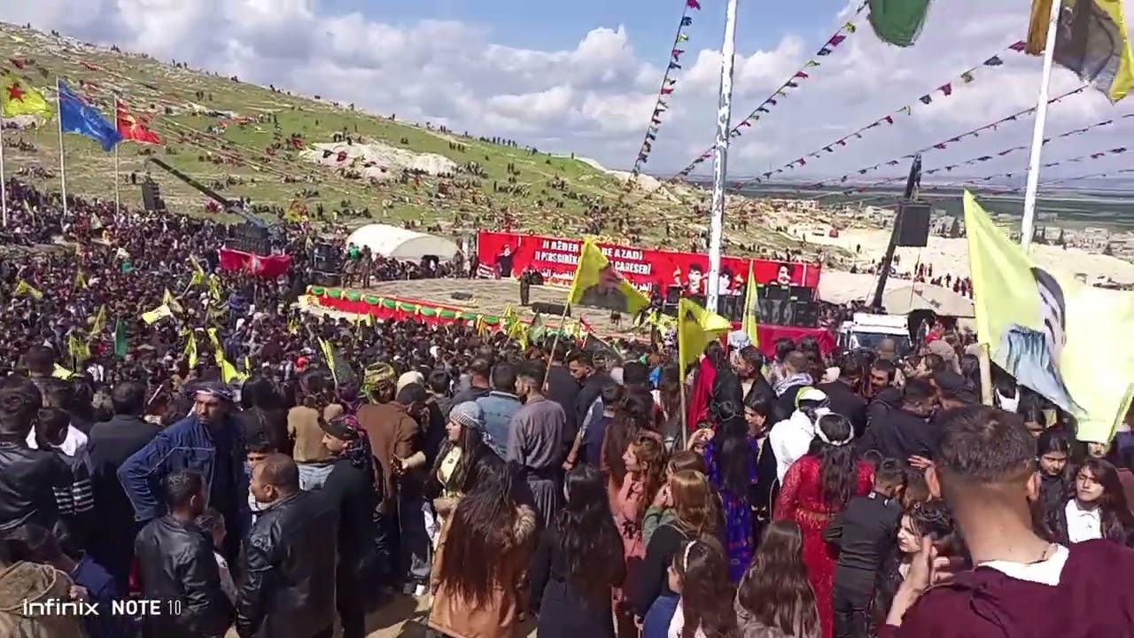 Newroz Kobanê 2024_3_22  عيد #نوروز في #كوباني مقطع الثاني