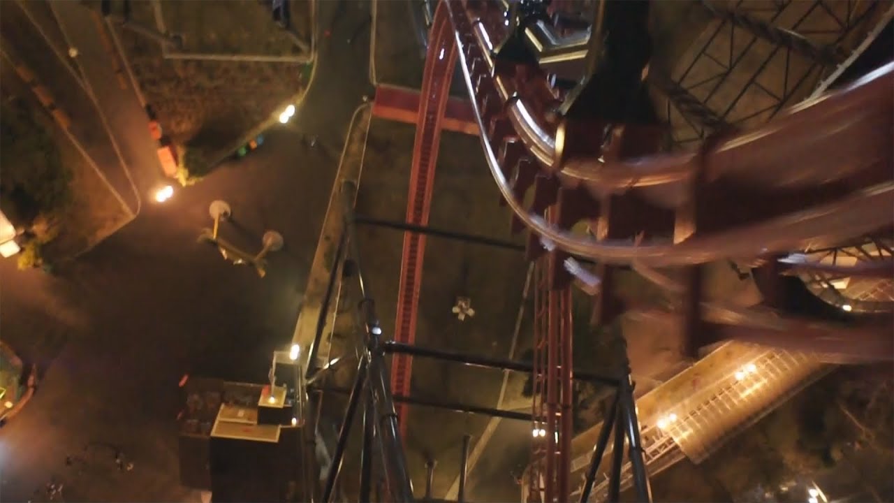 🔴富士急ハイランド 夜 ええじゃないか / Night Eejanaika roller coaster at Yamanashi Fuji-Q highland