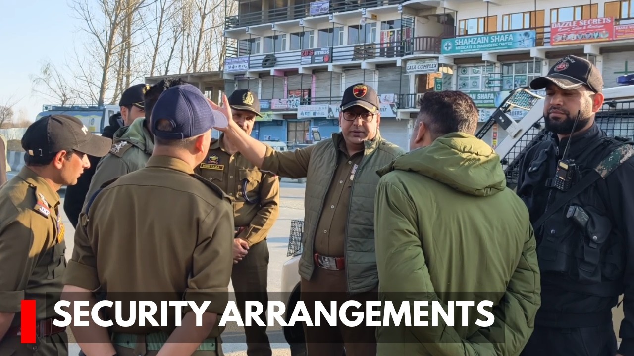 SSP Sopore Reviews Security Arrangements After Protests Over Khamenei Killing