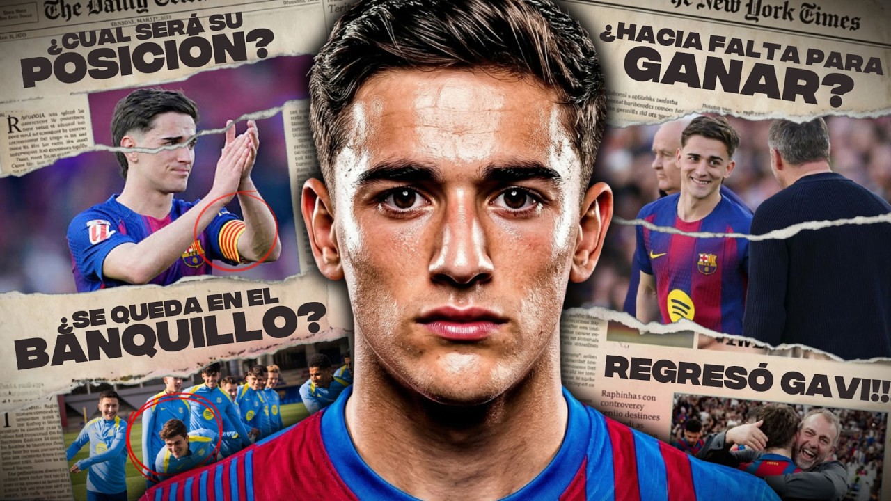 ¿QUÉ PASARÁ CON GAVI? el Barça ya no es el mismo... ¿Dónde encaja?