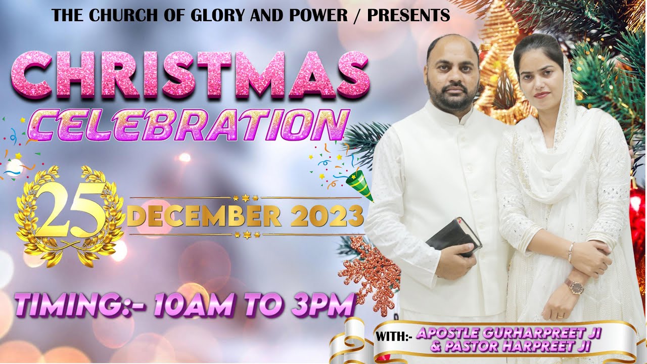 🎄✨THE GRAND CHRISTMAS CELEBRATION MEETING (25-12-2023) // THE CHURCH OF GLORY AND POWER, MINISTRY
