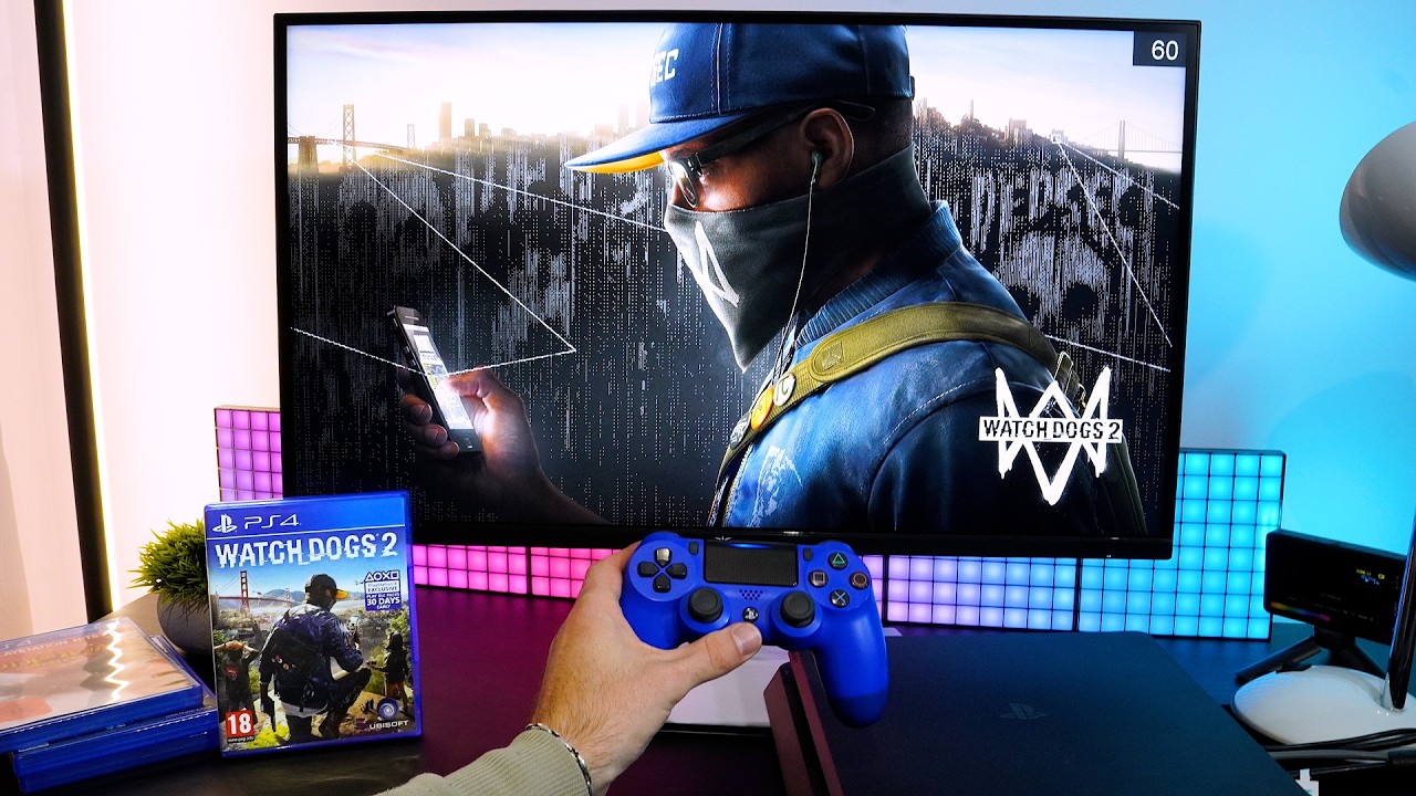 Стоит ли покупать Watch Dogs 2 на PS4 Slim в 2026 году на 27-дюймовом 4K-экране?