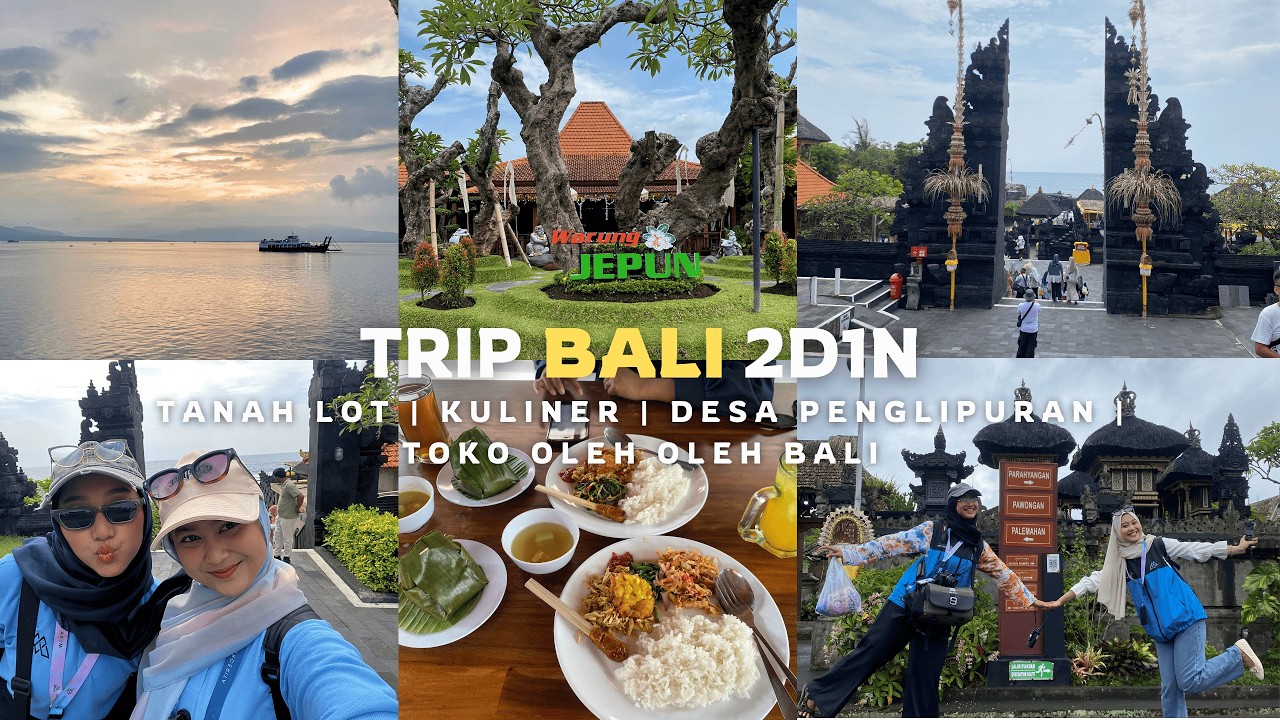 Minivlog Bali Edition | Tour Trip Ke Bali 2D1N | Tanah Lot & Desa Penglipuran Bangli