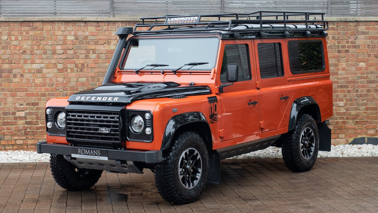 2016 Land Rover Defender 110 Adventure Edition - Phoenix Orange - Walkaround & Interior [4K]