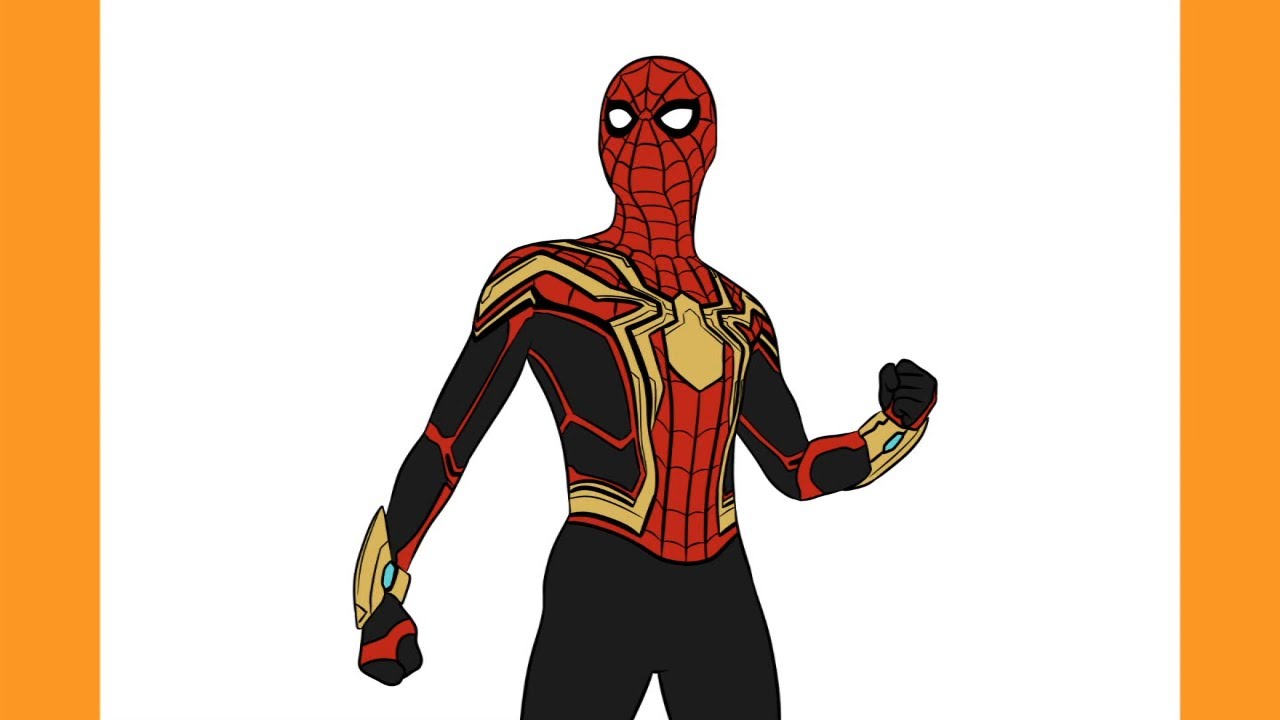 How to Draw SPIDER-MAN (Integrated Suit) | Spider-Man: No Way Home