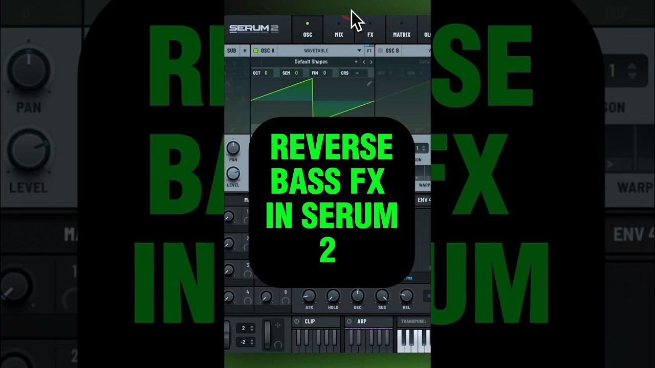 Reverse Bass Effect In Serum 2 👀