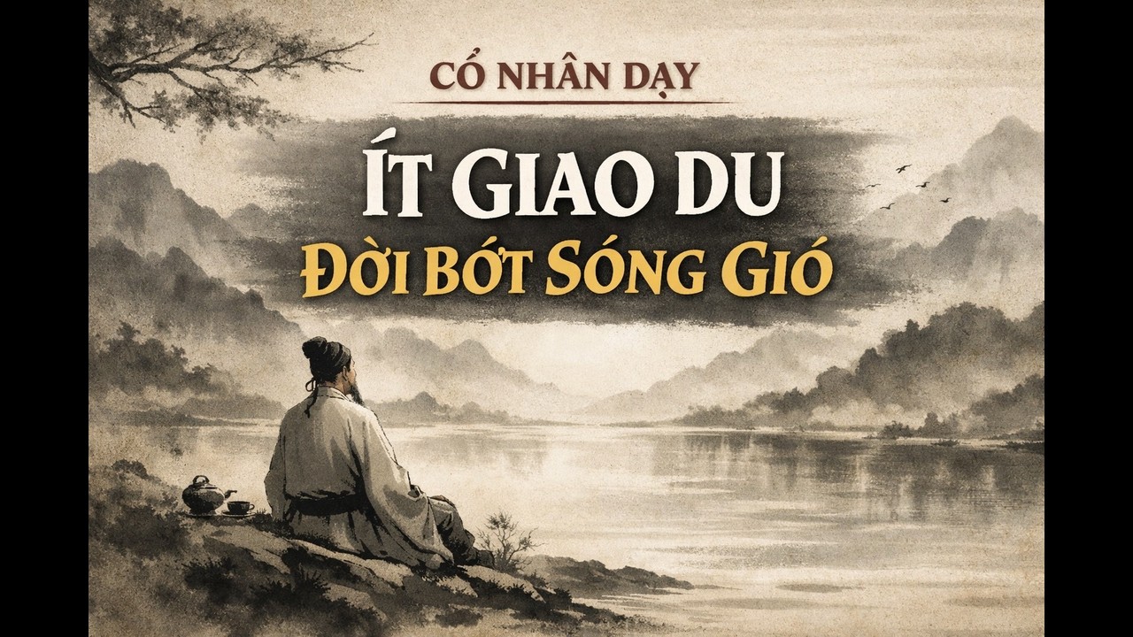 Cổ Nhân Dạy : Ít Giao Du, Đời Bớt Sóng Gió
