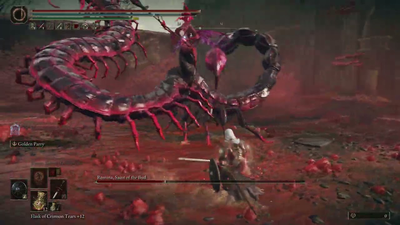 Romina, Saint of the Bud - Parry only (No Damage) Boss Fight