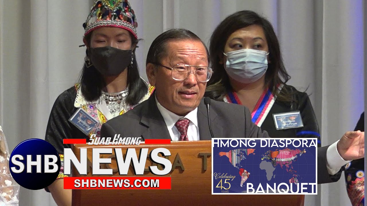 10/04/2021 - HMONG DIASPORA CELEBRATING 45 YEARS BANQUET: Award and recognition to Thai Vue
