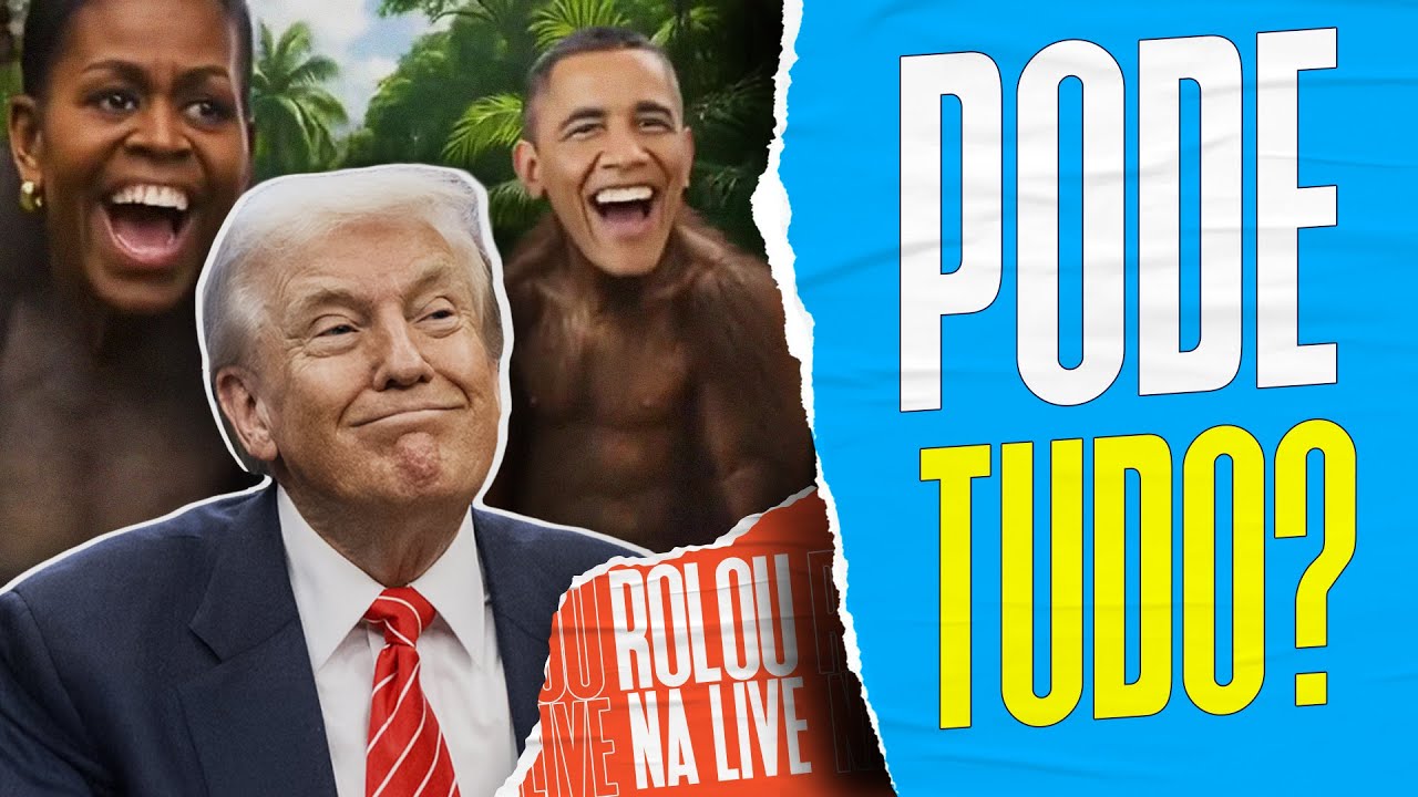 TRUMP IGUALA OBAMA E MICHELLE A MACACOS E DEPOIS DIZ QUE COMPARAÇÃO ERA COM O REI LEÃO | Galãs Feios