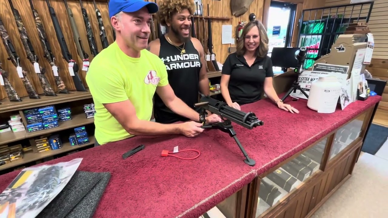 Tippmann Gatling Gun Unboxing!!! Merica!!