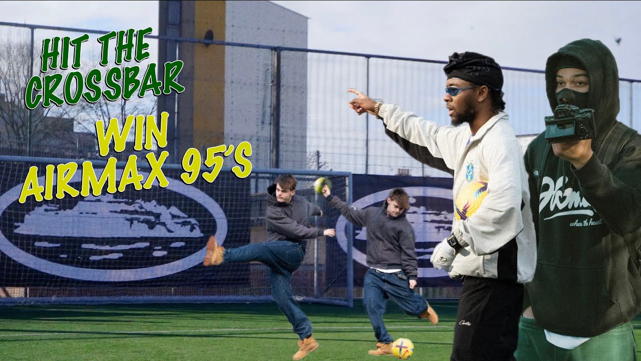 CORTEIZ CROSSBAR CHALLENGE FOR AIRMAX 95'S | DARNELL VLOGS