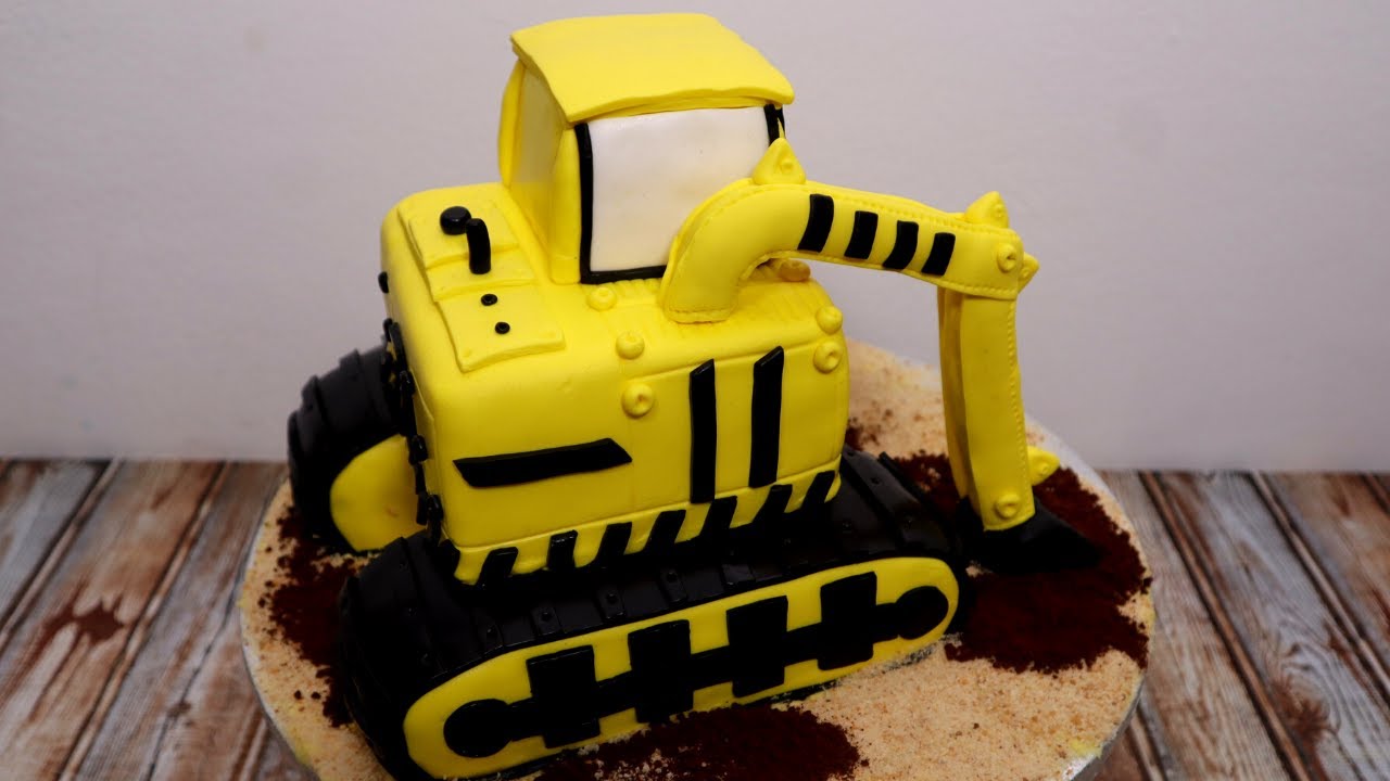 Excavator Cake idea