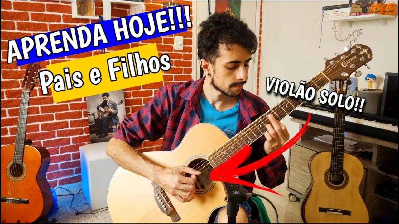Video Aula | ''Pais e Filhos'' Legiao em FINGERSTYLE!!! (Passo a Passo)