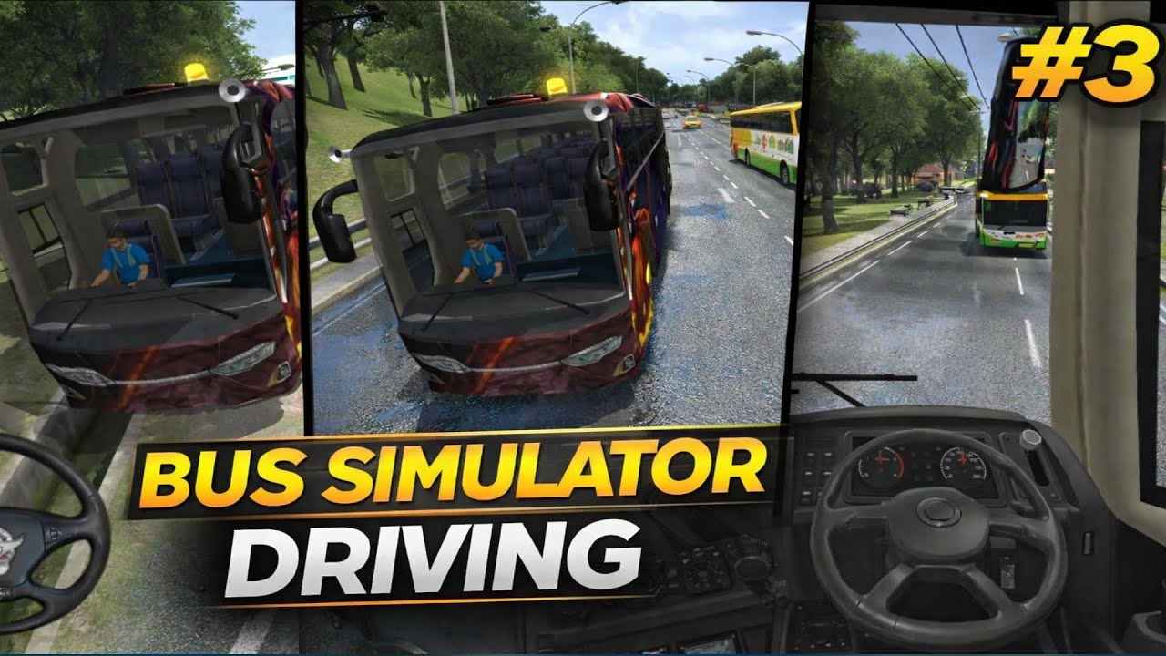 Realistic Bus Driving Experience 🚍🎮 | Bus Simulator Indonesia #3 | Crazy Road Trip 😍