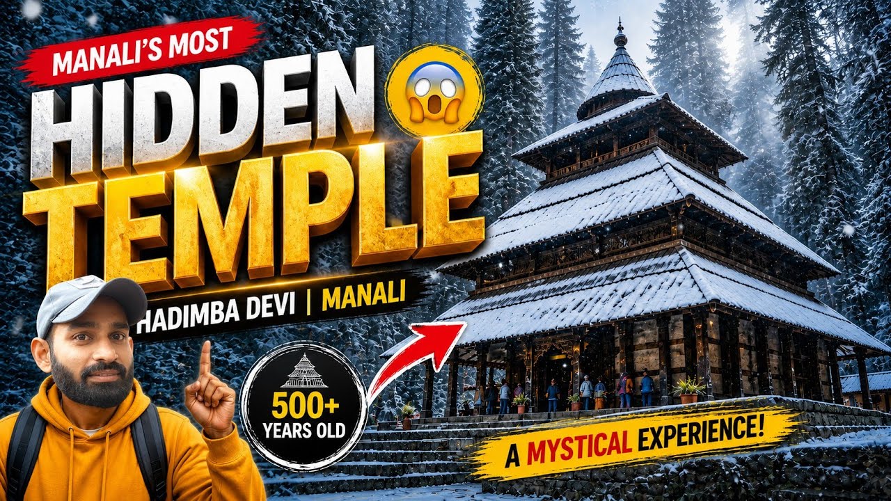 Hadimba Devi Temple | Emmees Vlogs | Manali Most  Beautiful Place | Manali Snowfall