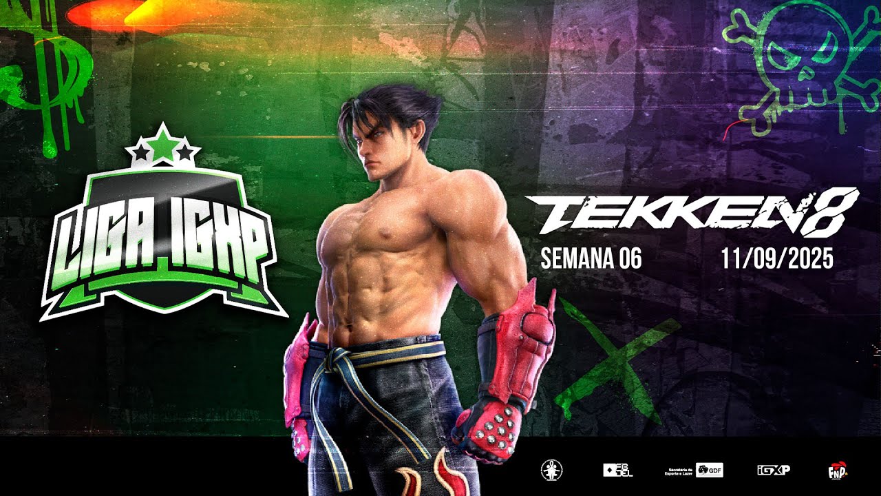 LIGA IGXP - 2&ordm; Split 2025 | SEMANA 6  - TEKKEN 8