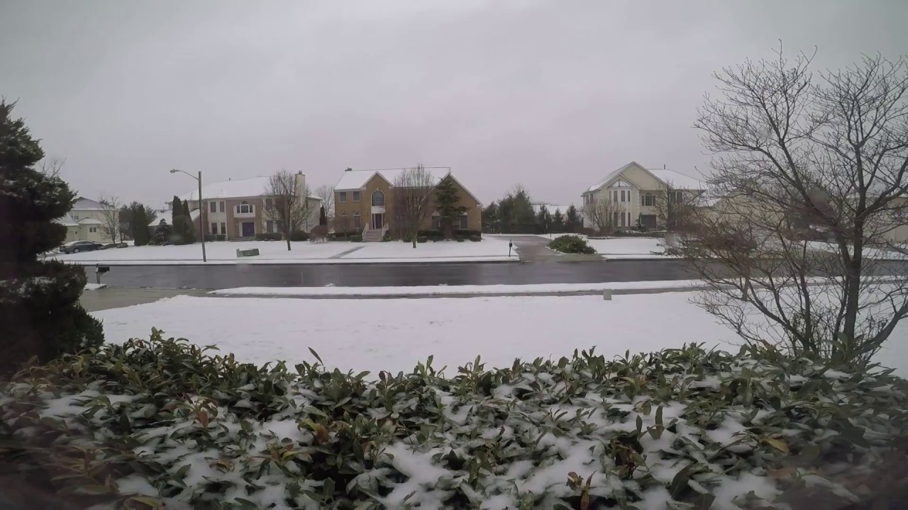 Snow Time Lapse - Cherry Hill, NJ - March 21, 2018
