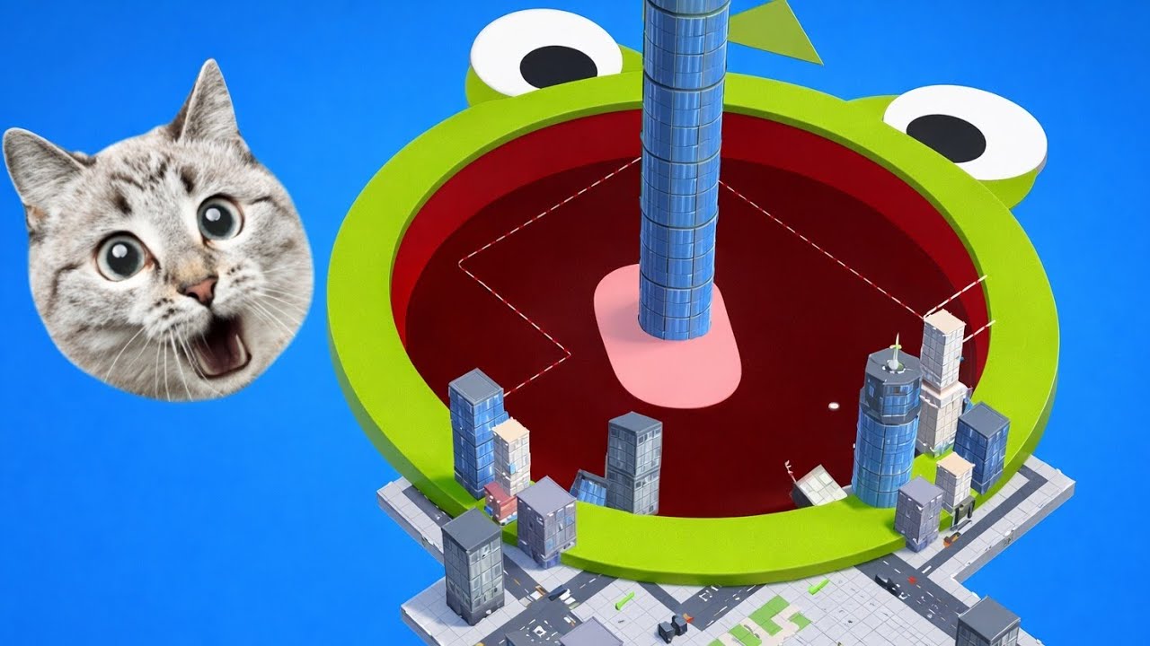 Two different holes. Two different styles. Don’t choose wrong… Which one is more extreme? 😱🔥 hole.io