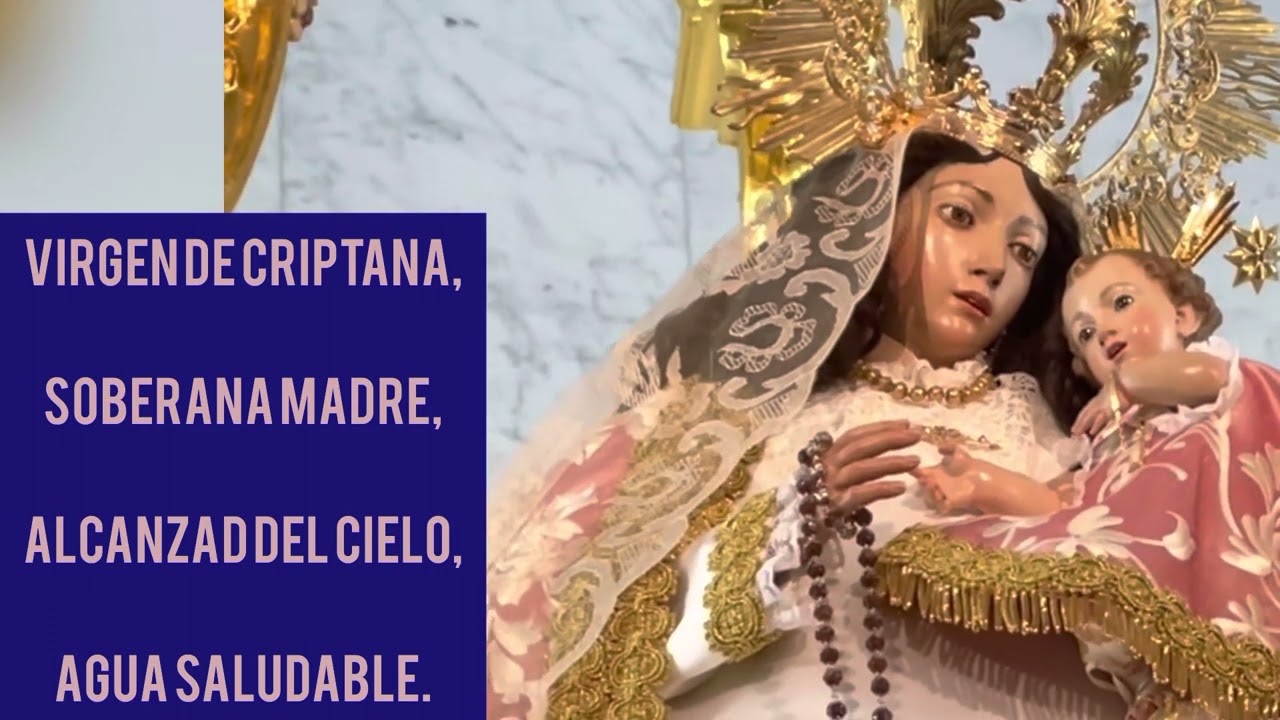 Rogativa a la Santísima Virgen de Criptana por la lluvia