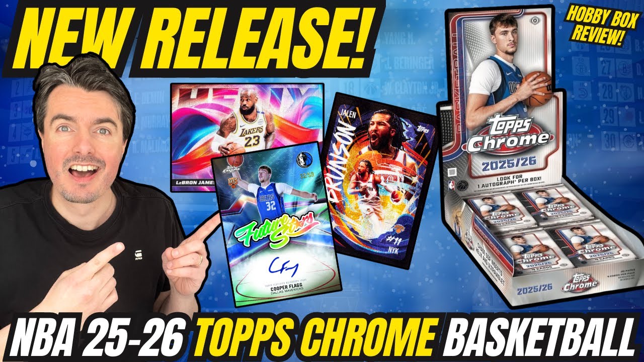 Topps Sent Me an Influencer Box!?!? 2025-26 Topps Chrome Basketball Hobby Box Review